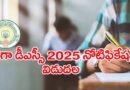 AP |  మెగా డీఎస్సీ 2025 నోటిఫికేషన్‌ విడుదల
