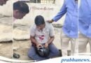 హెల్మెట్ తో దక్కిన ప్రాణాలు..