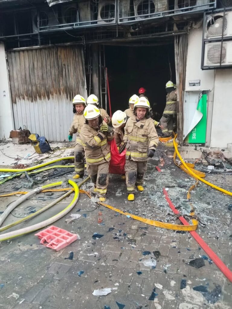 Massive Blaze in Jakarta 