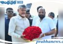 welcomes | సీఎం చంద్రబాబుకు స్వాగతం పలికిన యార్లగడ్డ