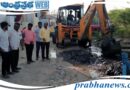 JCB machine | ముమ్మరంగా పారిశుద్ధ్య పనులు.
