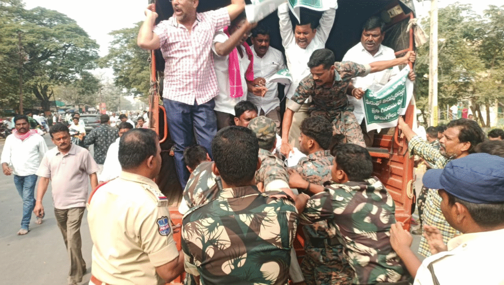 Soybean farmers' agitation