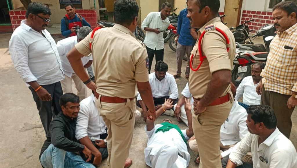 Soybean farmers' agitation