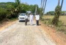 మోదుమూడి రోడ్డు నిర్మాణ పనులు పరిశీలించిన ఎమ్మెల్యే