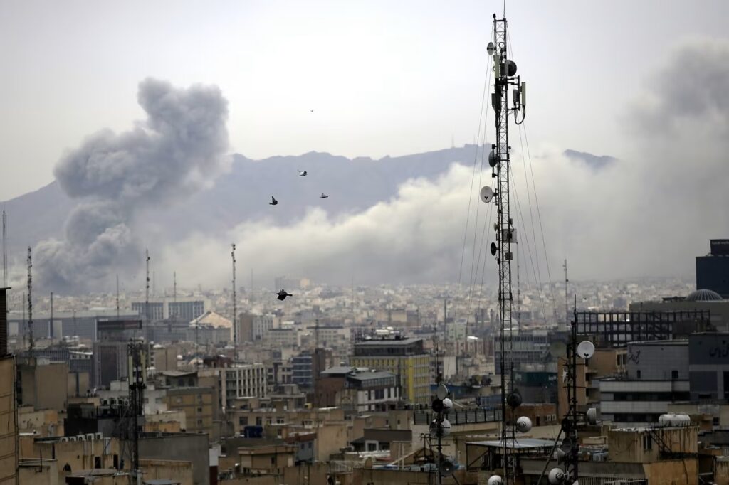 Tehran explosions rally