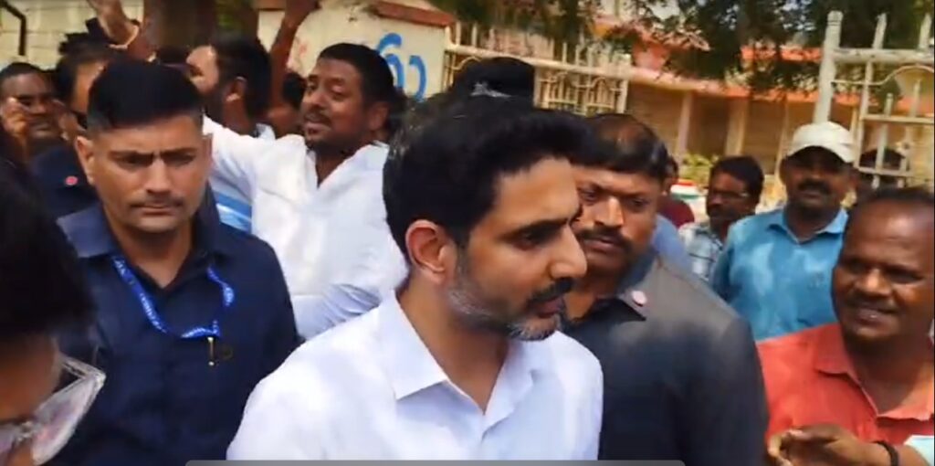 Minister Lokesh Sudden Visit