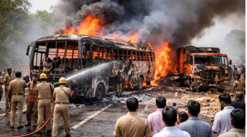 markapuram bus accident : రూ.5లక్షల పరిహారం