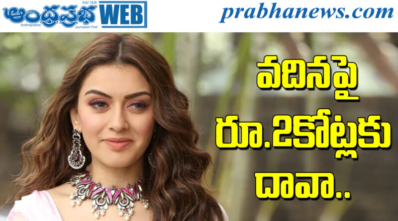 Hansika Motwani | ఆ పోస్టులు తొలగించాలని కోర్టు ఆదేశం