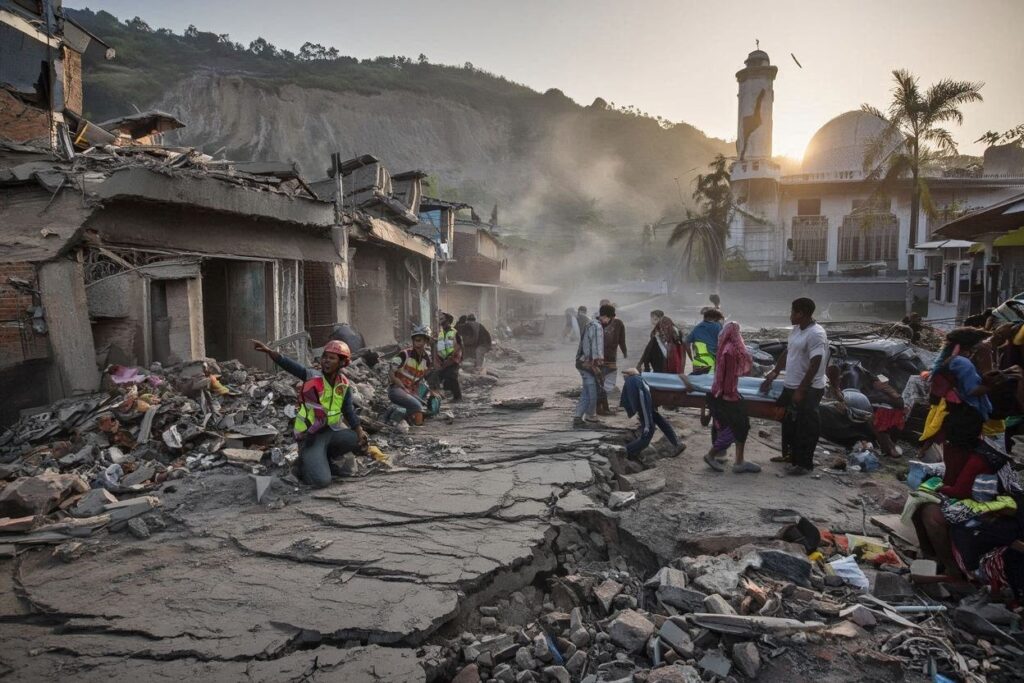 7.4 Earthquake Indonesia 