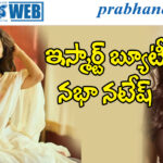 nabha natesh| రీ-ఎంట్రీలో వ‌రుస సినిమాల‌తో బిజీబిజీ