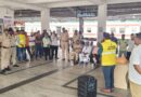రైల్వే స్టేషన్‌లో భద్రతా అవగాహన కార్యక్రమం నిర్వహణ