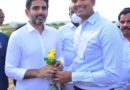 నారా లోకేష్‌కు ఘన స్వాగతం