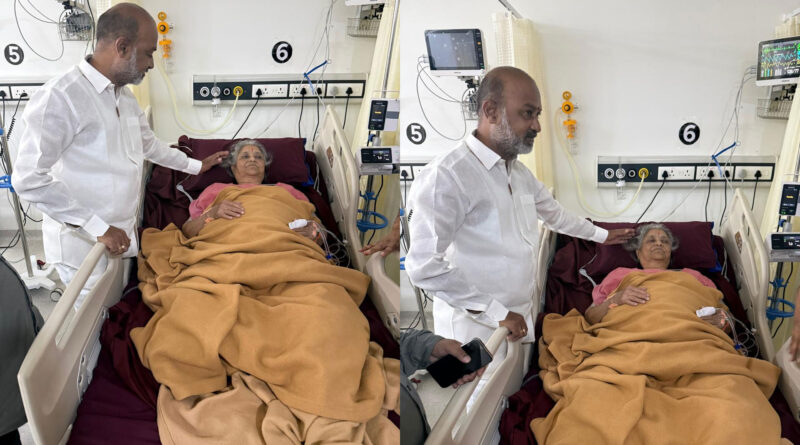 health Iకేంద్ర మంత్రి బండి సంజయ్ తల్లి శకుంతలకు గుండెపోటు