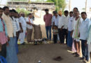 వరి కొనుగోలు కేంద్రాన్ని ప్రారంభించిన సర్పంచి