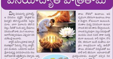 24thMaychintana | వినయంపై మహనీయుల సందేశం