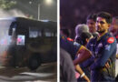 Bus Smoke | బస్సులో పొగలు.. సురక్షితంగా బయటపడ్డ ఆటగాళ్లు