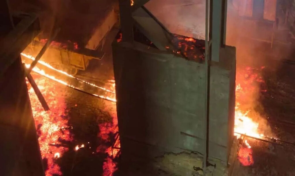 Steel Plant Fire Probe