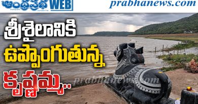 శ్రీశైలానికి ఉప్పొంగుతున్న కృష్ణమ్మ..