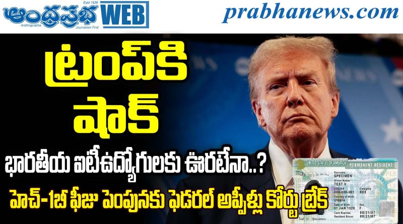 H-1B Visa Latest News, Trump H-1B Visa Fee, US Immigration News, H-1B Visa Fee Update, Indian IT Professionals, Federal Appeals Court, H-1B Visa 2026, USA Work Visa News